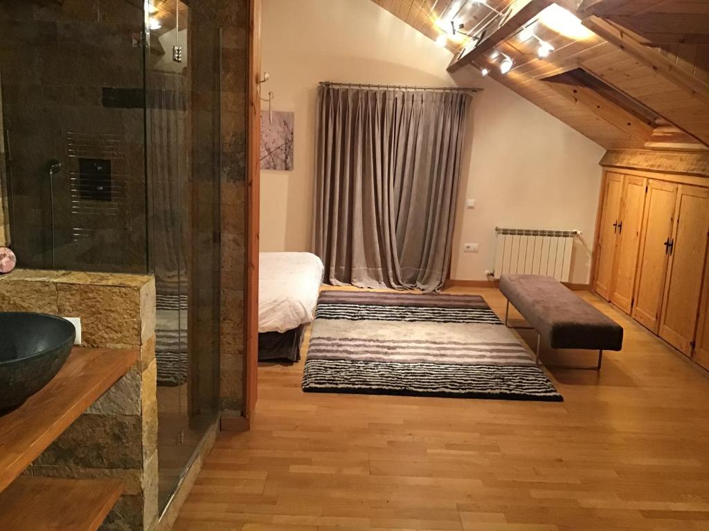 Postel nebo postele na pokoji v ubytování Prat des Artigues