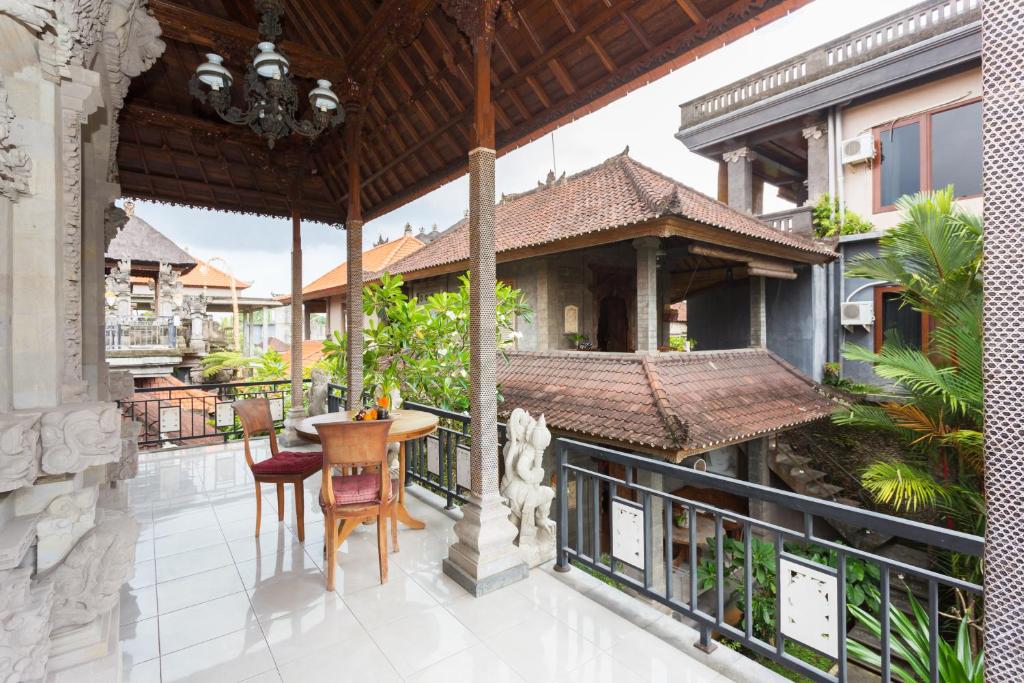 Balkón nebo terasa v ubytování Bali Moon Guest House