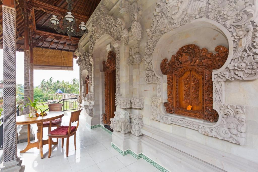 Balkón nebo terasa v ubytování Bali Moon Guest House