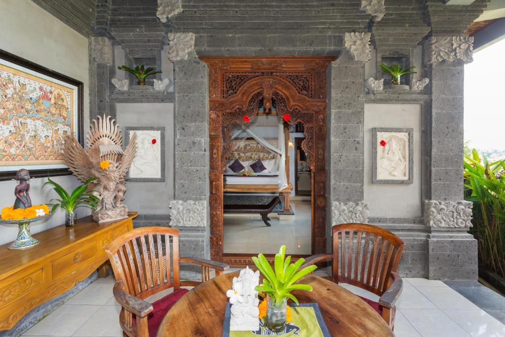 Posezení v ubytování Bali Moon Guest House