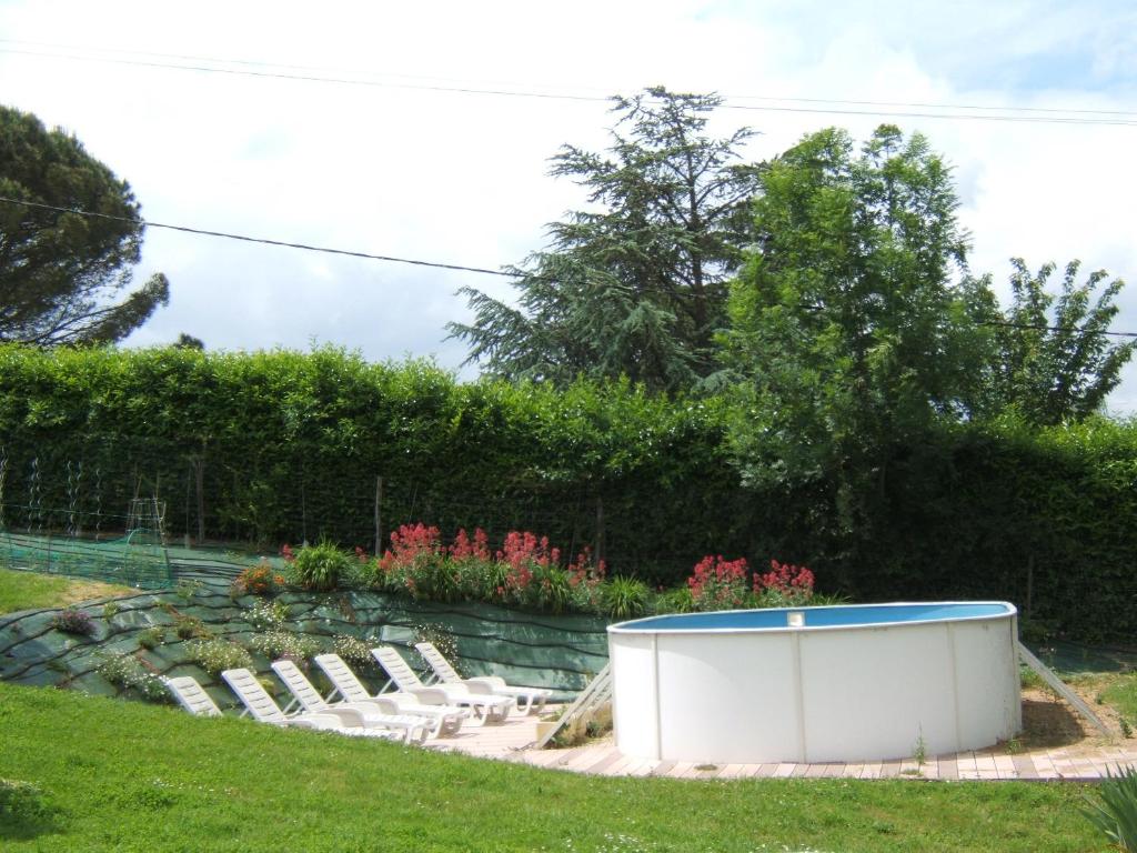 Zahrada ubytování Chambres d'Hôtes Domaine d'En Baleux