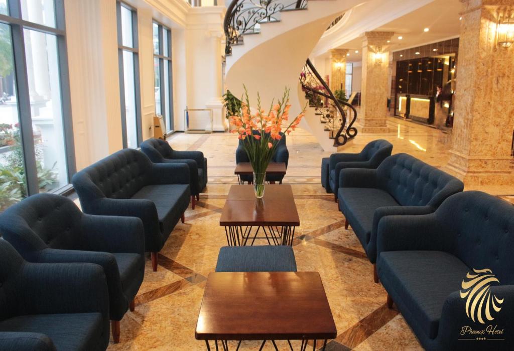Posezení v ubytování Phoenix Hotel Hà Giang