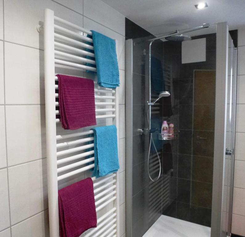 Koupelna v ubytování Ferienwohnung Talgrund "Im Grünen"