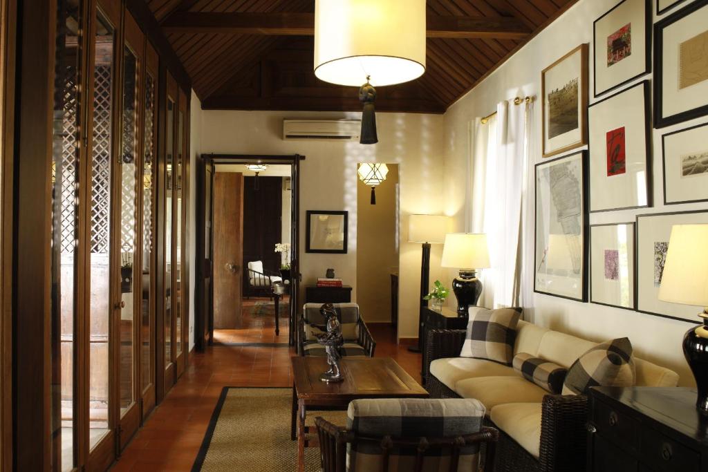 Posezení v ubytování Rachamankha Hotel