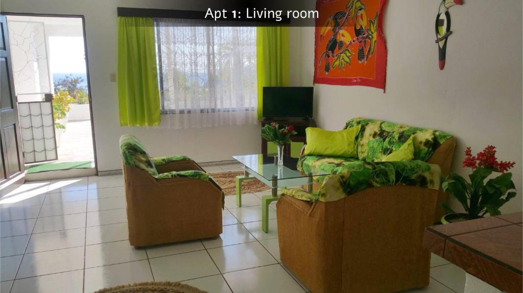Posezení v ubytování Barracuda apartments
