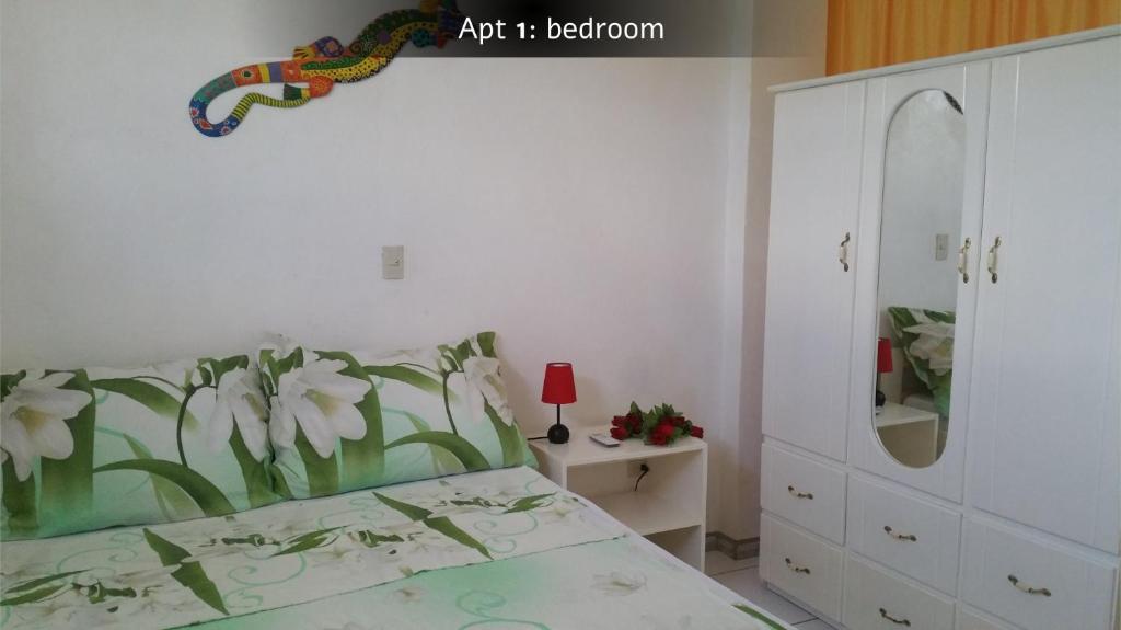 Postel nebo postele na pokoji v ubytování Barracuda apartments