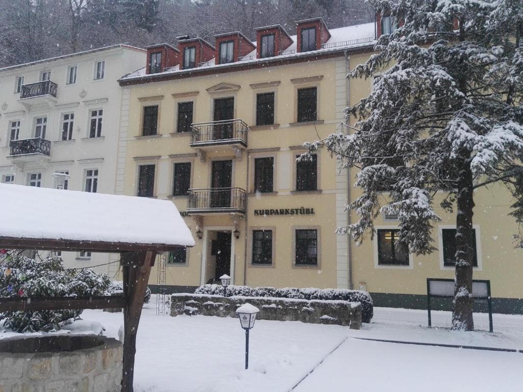 Kurparkstübl Bad Schandau v zimě