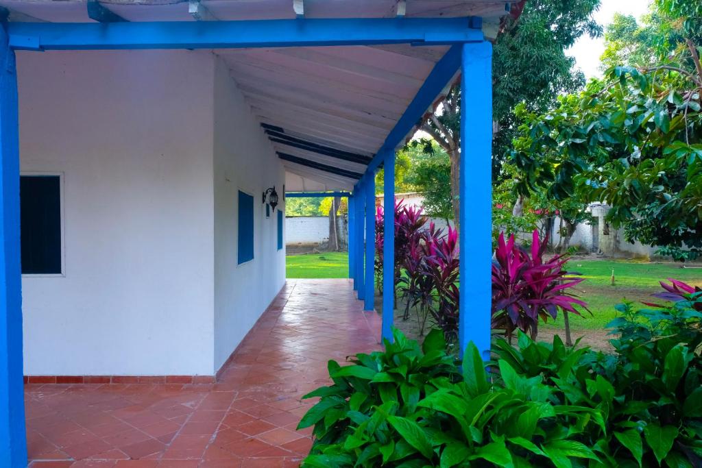 Zahrada ubytování Finca del Rio Palomino