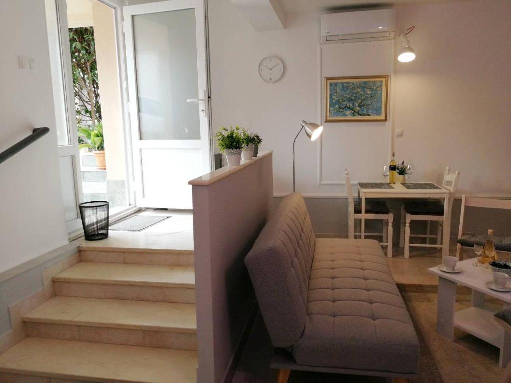 Posezení v ubytování Apartman Unka