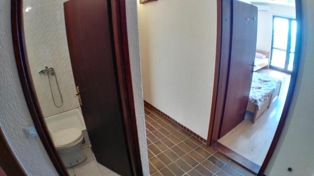 Koupelna v ubytování Guesthouse Obala