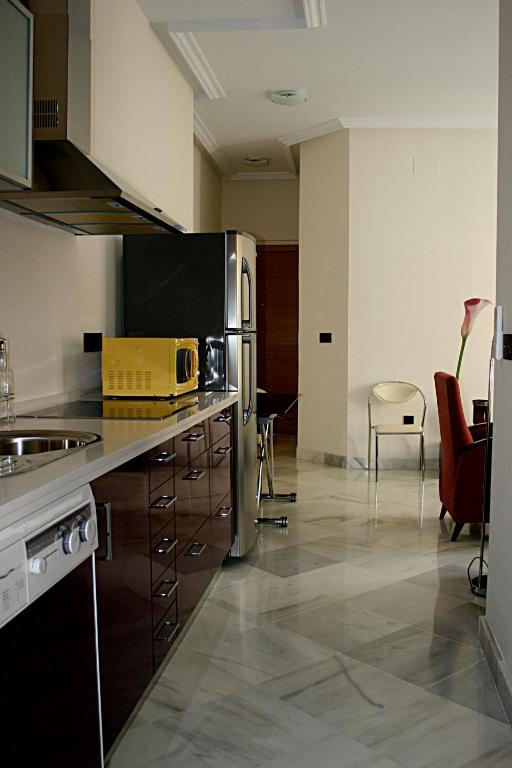 Kuchyňa alebo kuchynka v ubytovaní Living-Sevilla Apartments San Lorenzo