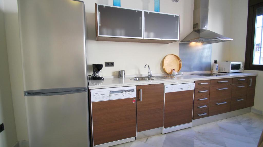 Kuchyňa alebo kuchynka v ubytovaní Living-Sevilla Apartments San Lorenzo