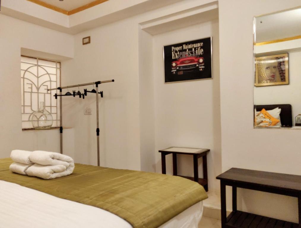 Postel nebo postele na pokoji v ubytování Bedrock Boutique Hostel