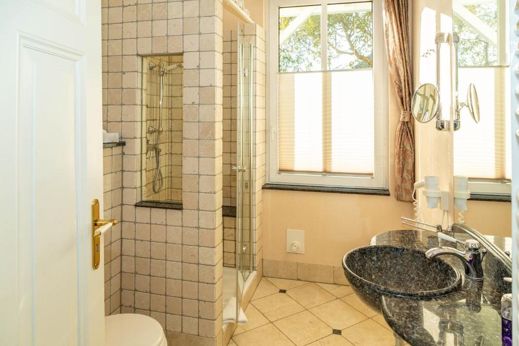 Koupelna v ubytování Apartments Wald-Residenz Bansin