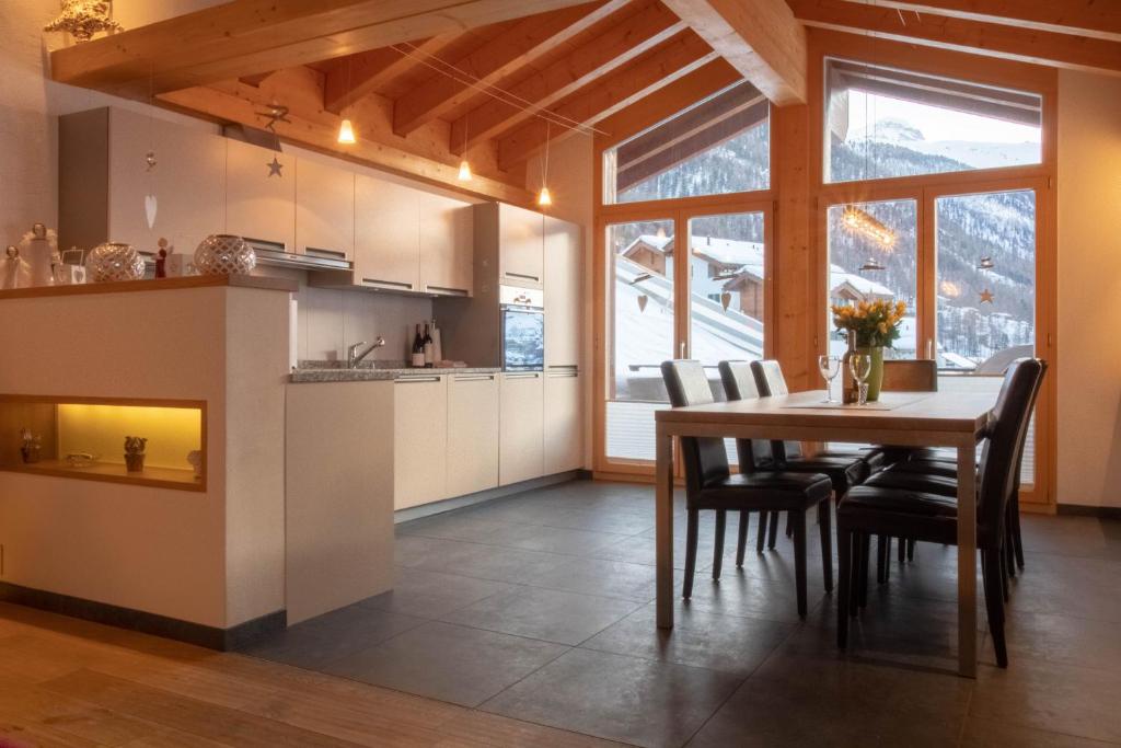 Chalet A la Casa 주방 또는 간이 주방