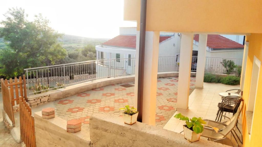 Balkón nebo terasa v ubytování Apartman Kolan