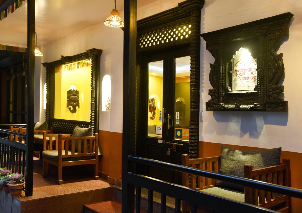 Restaurace v ubytování Karma Boutique Hotel
