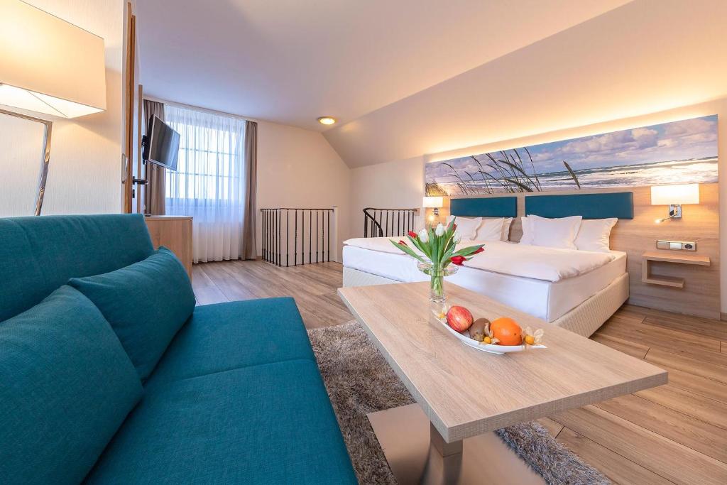 Posezení v ubytování Hotel Blinkfüer