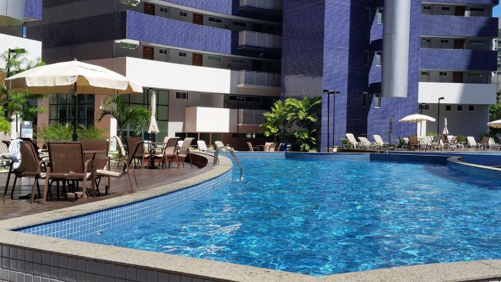  Lindo Flat Beach Class - Varanda com Tela