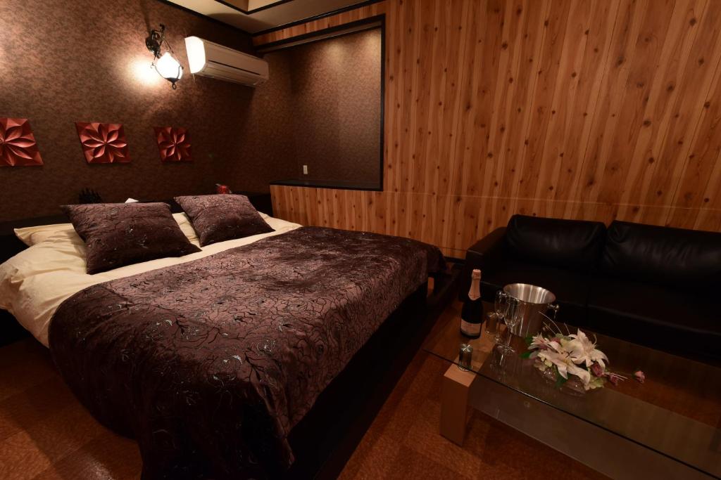 Postel nebo postele na pokoji v ubytování Restay Koakuma (Adult Only)