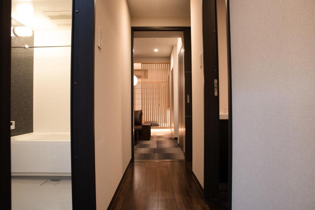 Koupelna v ubytování Zen Kyoto Apartment Hotel