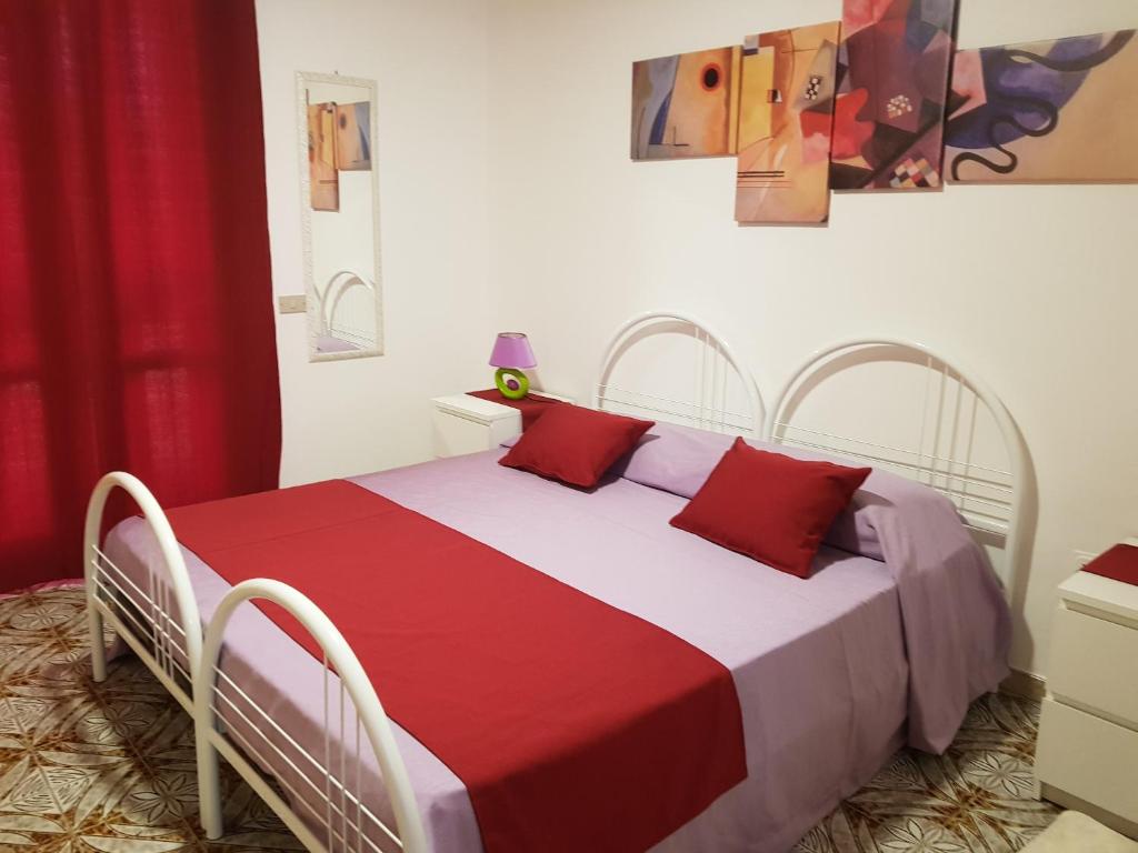 Łóżko lub łóżka w pokoju w obiekcie Villa Vera