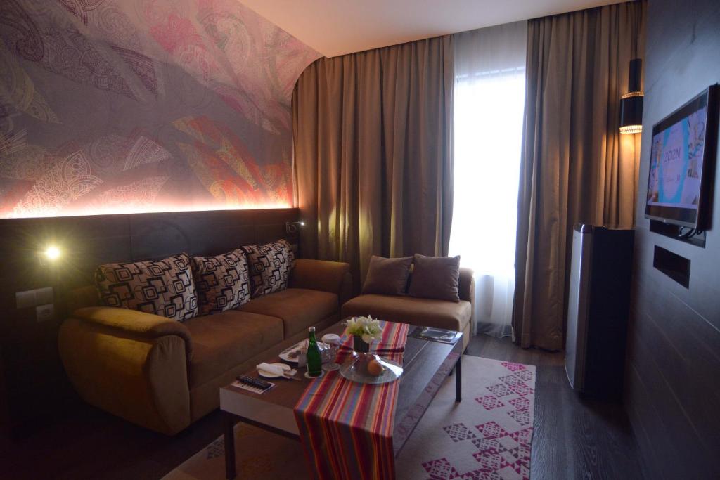 Posezení v ubytování Mercure Karawang