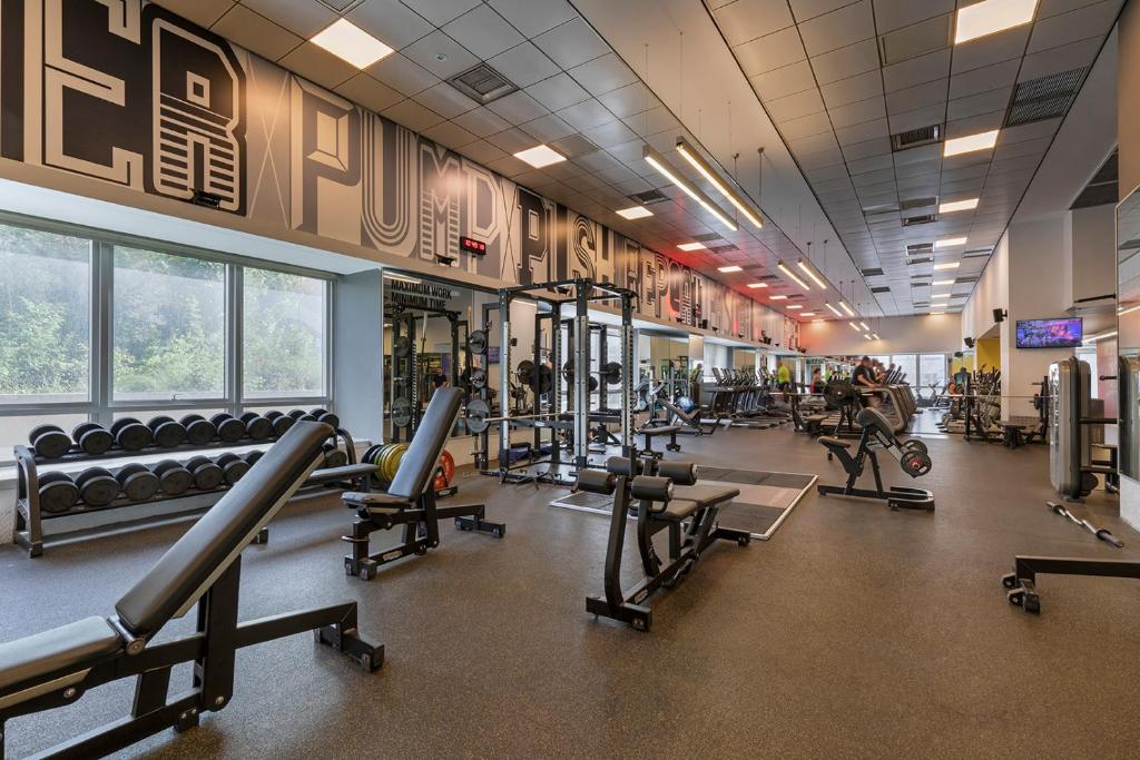 Fitness centrum a/nebo fitness zařízení v ubytování Vital - Urban boutique hotel TLV