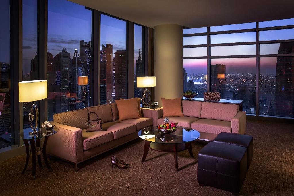 Posezení v ubytování City Centre Rotana Doha
