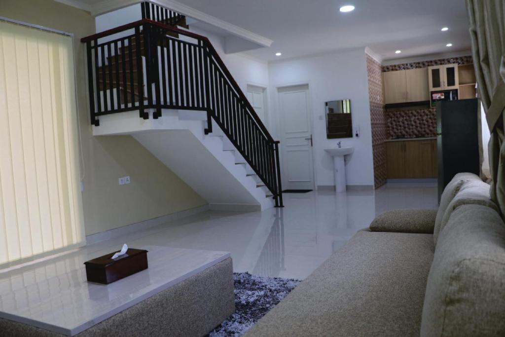 Posezení v ubytování Diyar Villas Puncak K3/2A