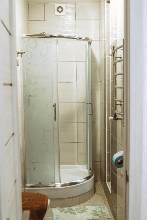 Koupelna v ubytování Hotel Rafinad