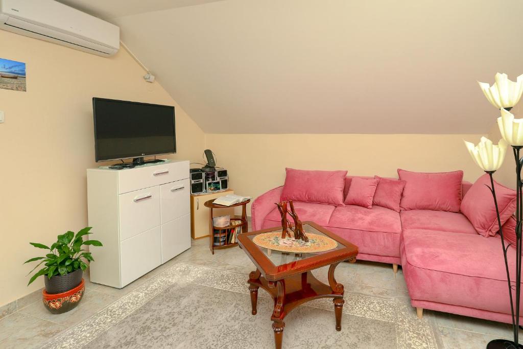 TV o dispositivi per l'intrattenimento presso Apartment Mirjana