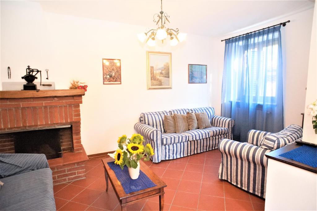 Część wypoczynkowa w obiekcie Casa delle Palme