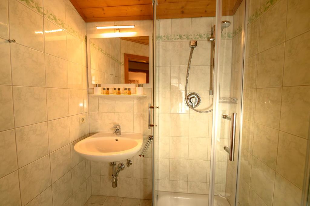 Kúpeľňa v ubytovaní Appartement Gruber-Hofer