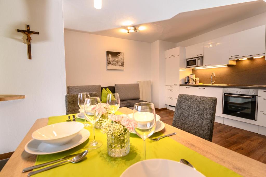 Kuchyňa alebo kuchynka v ubytovaní Appartement Gruber-Hofer
