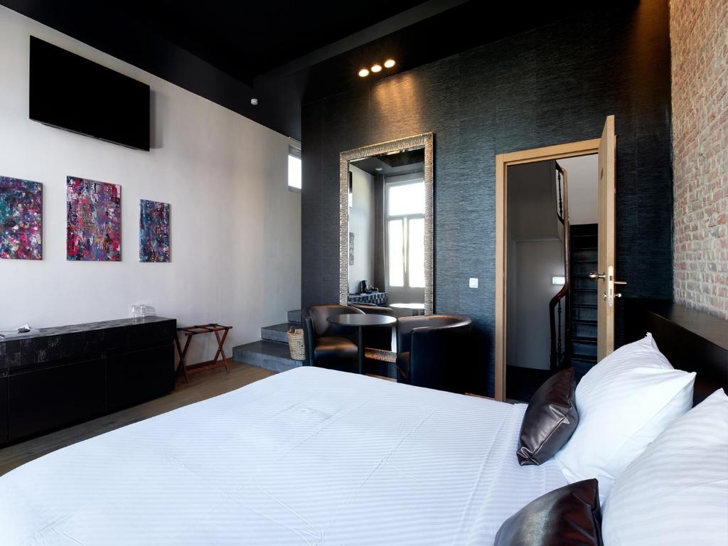Postel nebo postele na pokoji v ubytování Hotel Goodnight Antwerp