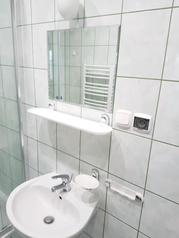 Kúpeľňa v ubytovaní Willa RYŚ