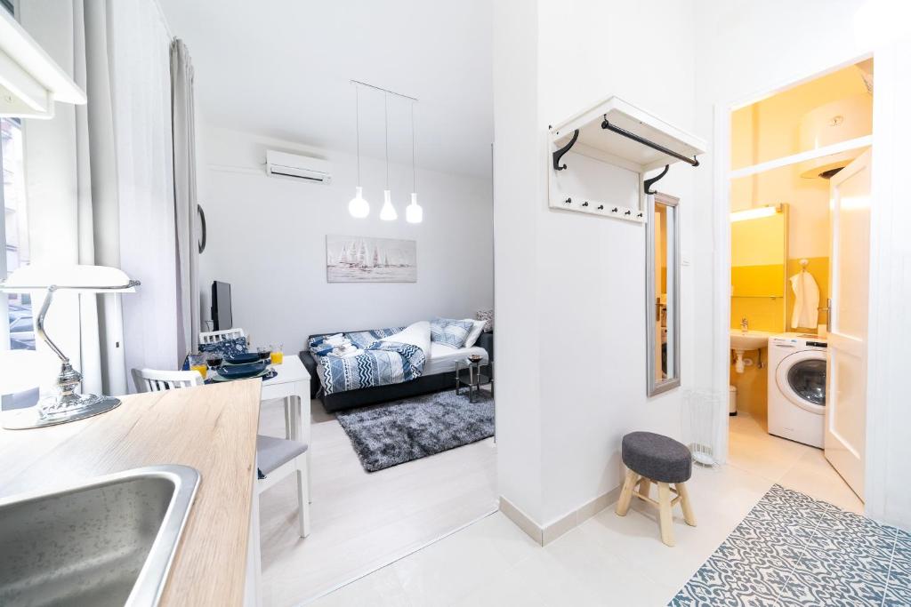 Posedenie v ubytovaní Studio Apartment Portić, self check-in