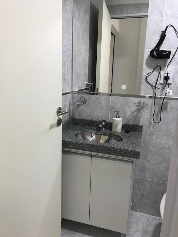 Koupelna v ubytování Departamento Rodrigo II