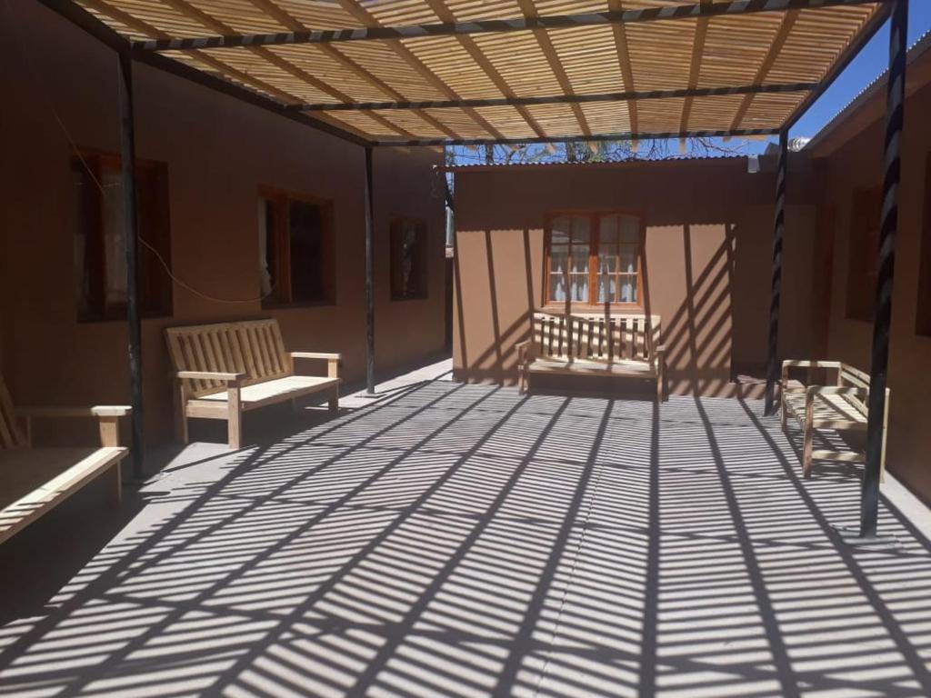 Balkón nebo terasa v ubytování CASA MACAW