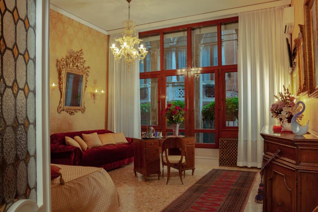 Posezení v ubytování B&B Beroni a Venezia