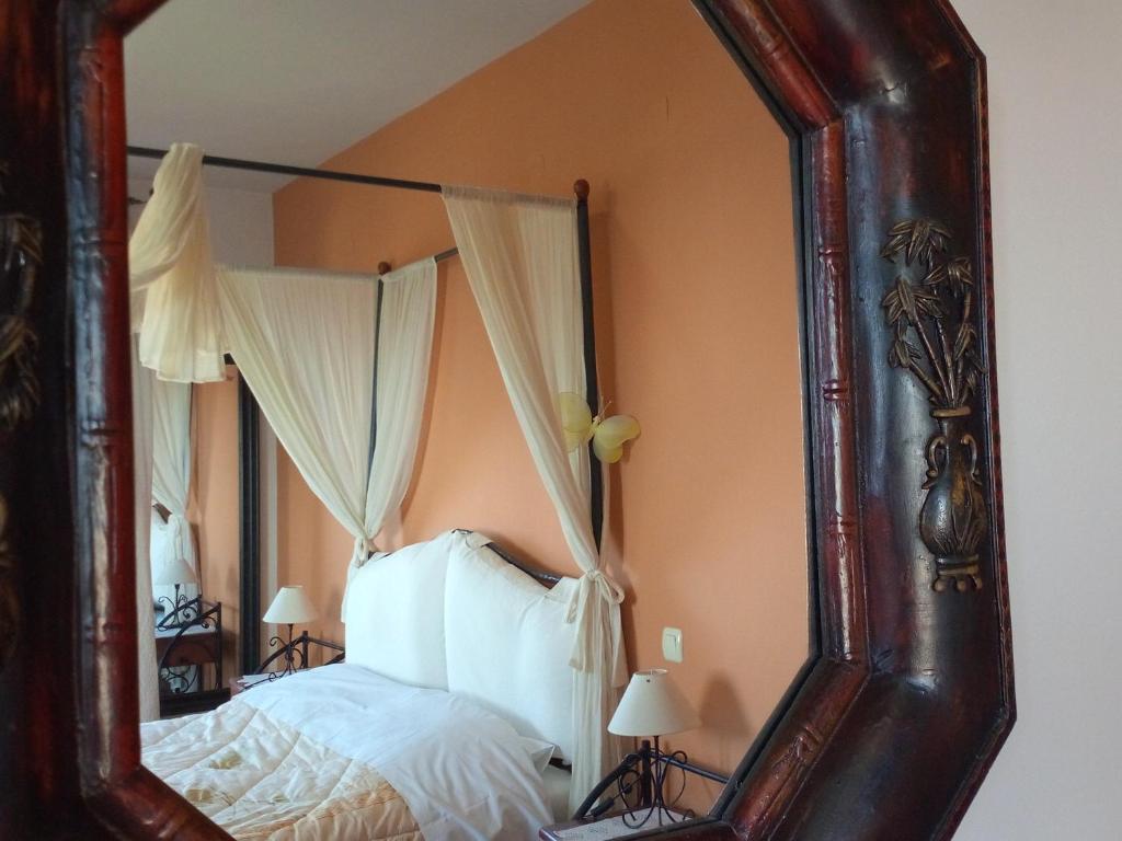 Postel nebo postele na pokoji v ubytování Guesthouse Kalosorisma