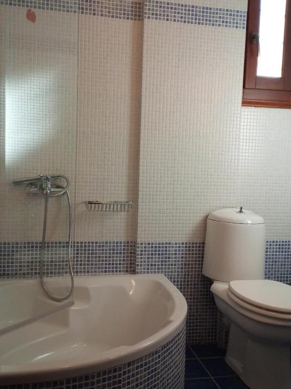 Koupelna v ubytování Guesthouse Kalosorisma