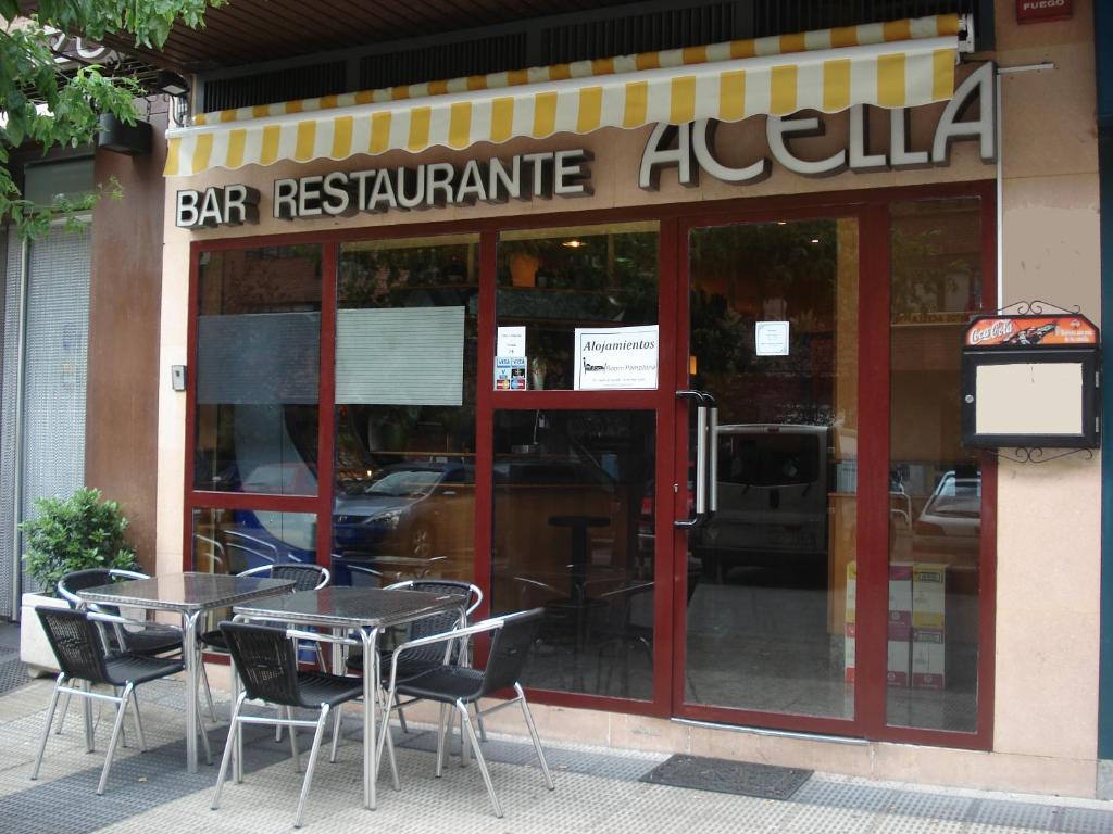 Restaurace v ubytování Pensión Room Pamplona