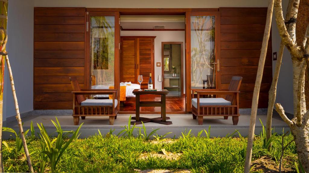 Zahrada ubytování Khmer House Resort