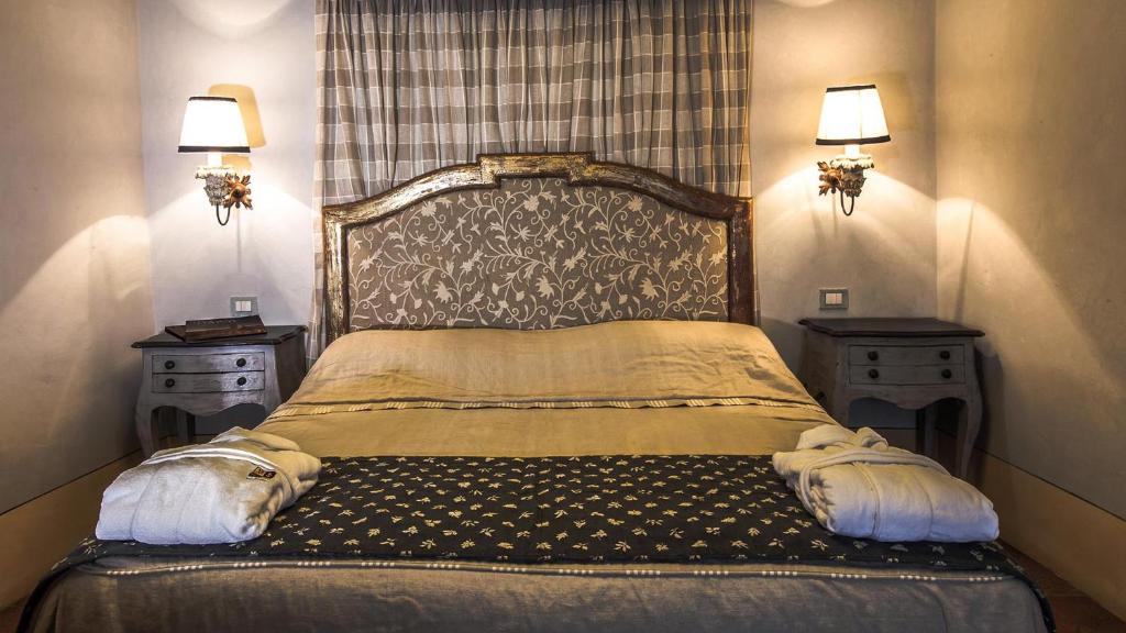 Postel nebo postele na pokoji v ubytování Villa Bordoni