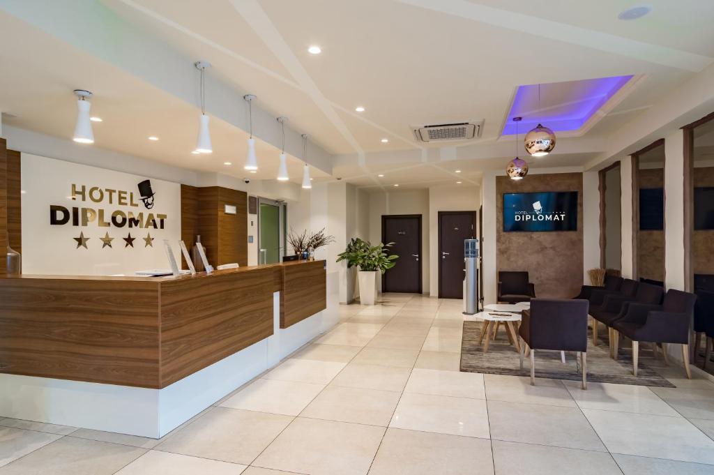 Lobby alebo recepcia v ubytovaní Hotel Diplomat