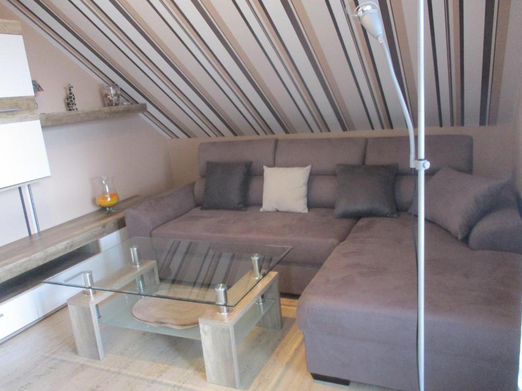 Posezení v ubytování Gästehaus Klein