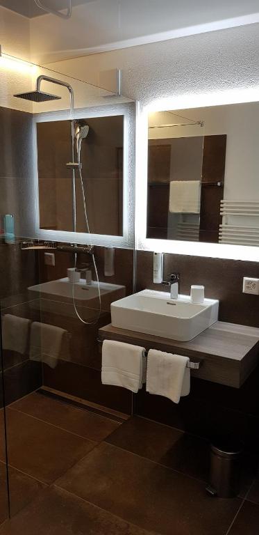 Koupelna v ubytování Hotel Al Ponte