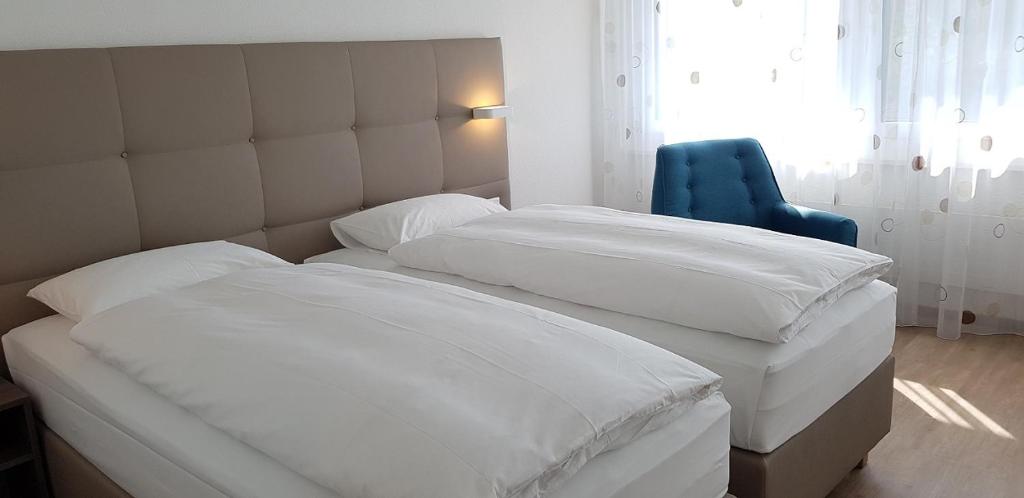 Postel nebo postele na pokoji v ubytování Hotel Al Ponte